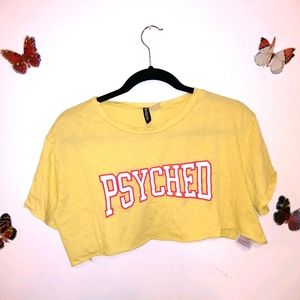 🍀H&M psyched Crop top